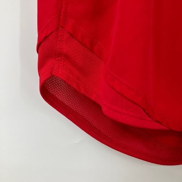 Athletic Works Red Vented Pockets Built In Underwear Lightweight Running Shorts - Picture 7 of 8